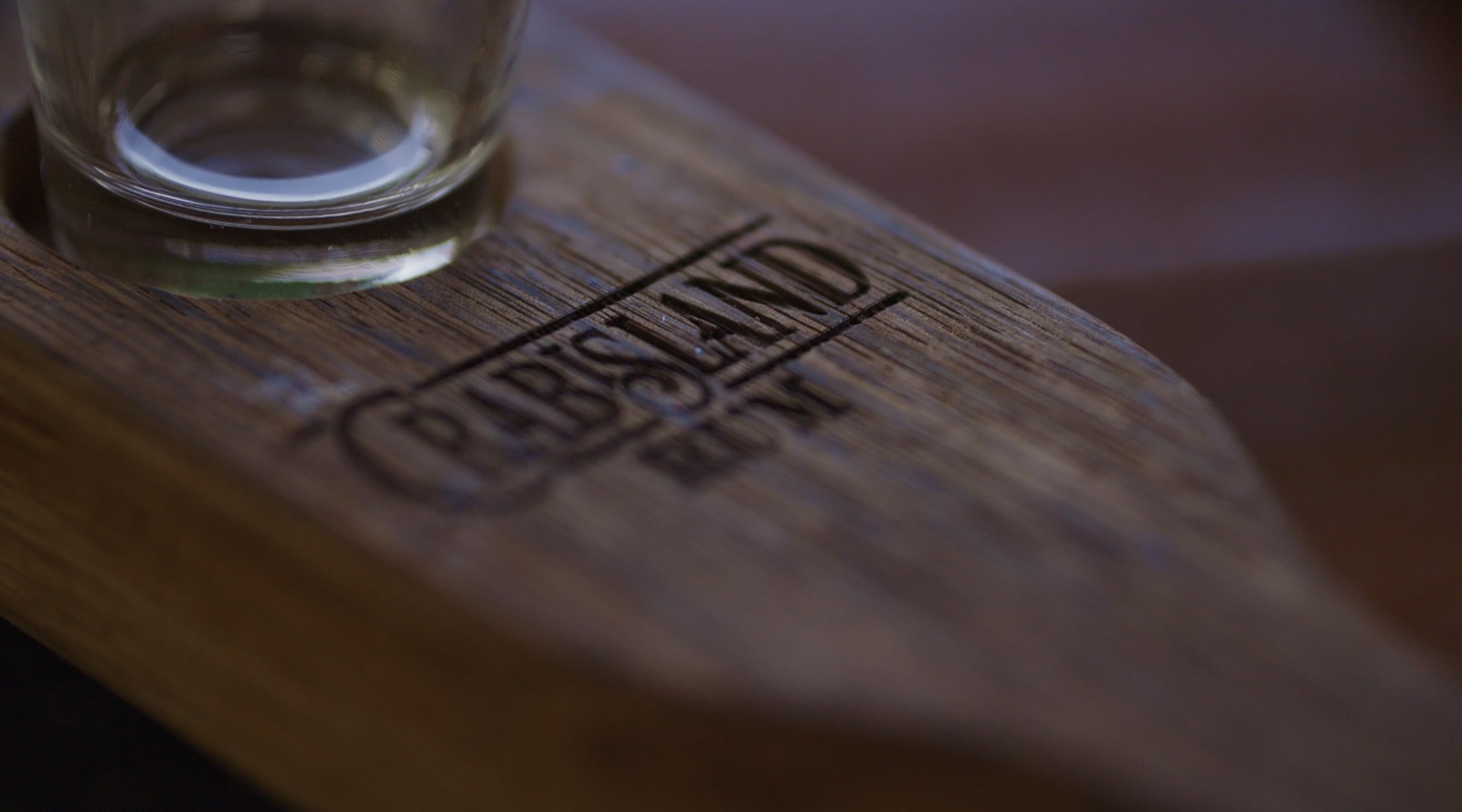 Crab Island Rum tasting paddle